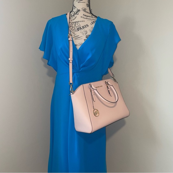 Michael Kors Satchel Crossbody Medium Soft Pink Like New! - Picture 2 of 16